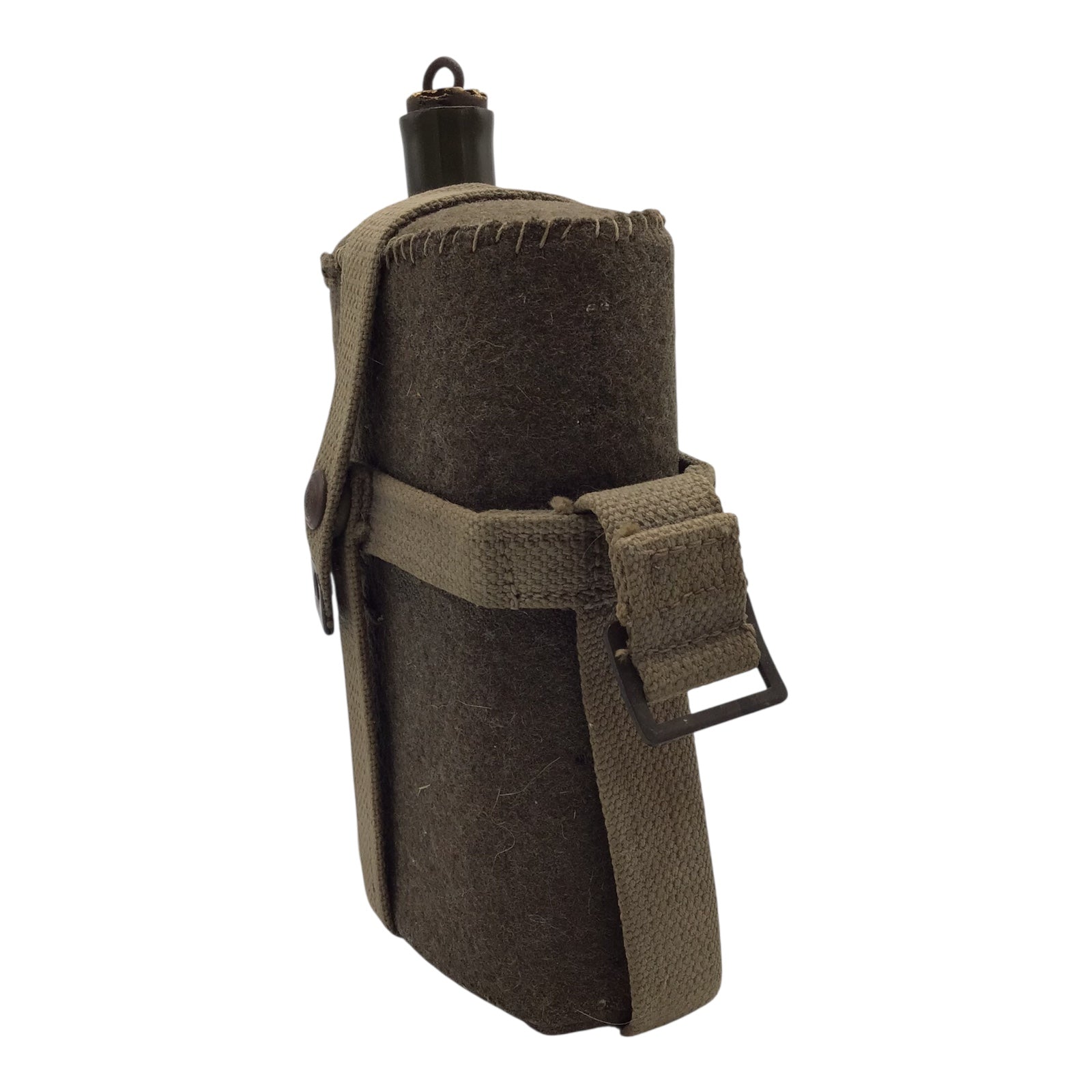 WWII Canadian Canteen with Skeleton Carrier | Dated 1940