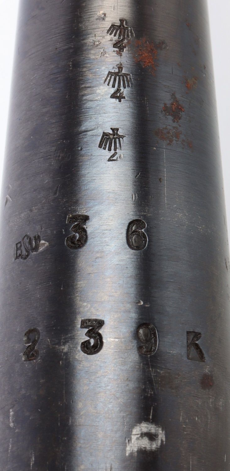 WWII German MG 08 Maxim Machine Gun Barrel | Waffenamt Marked | Excellent Bore