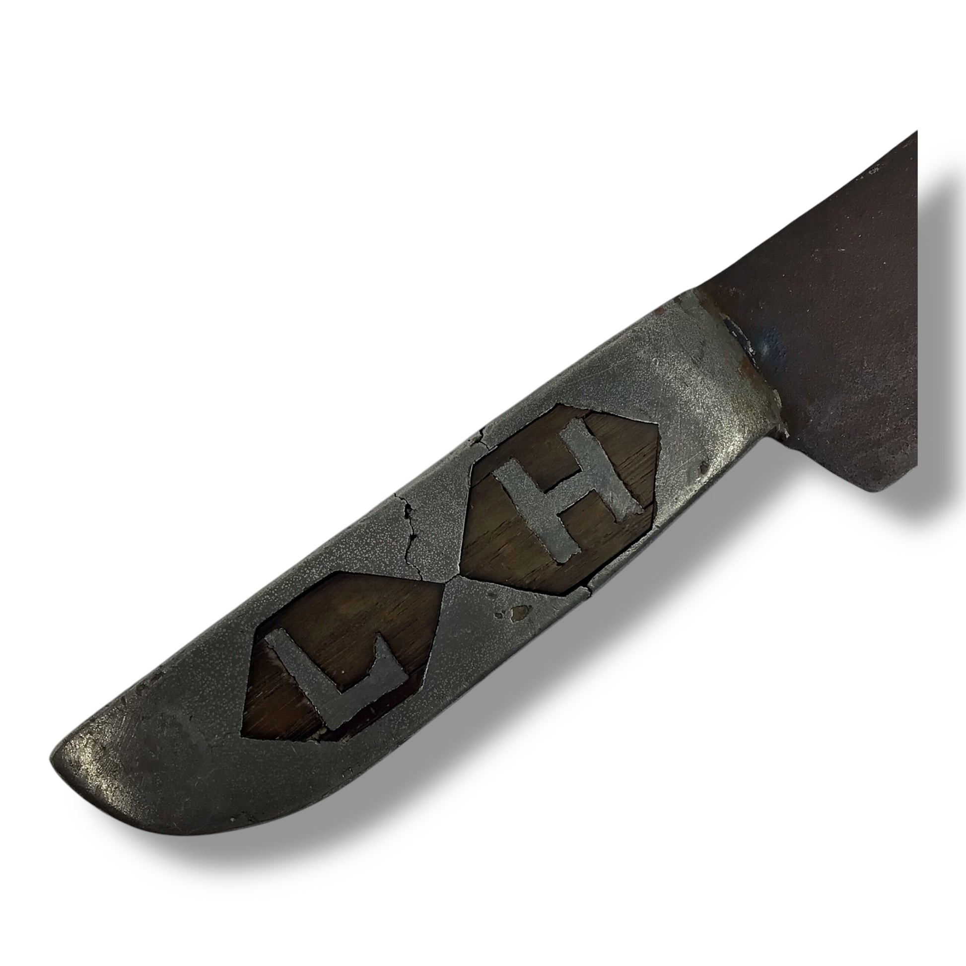 WWII US Theater Knife – Handcrafted with Molten Metal Hilt (Dated 1942, “LH”)