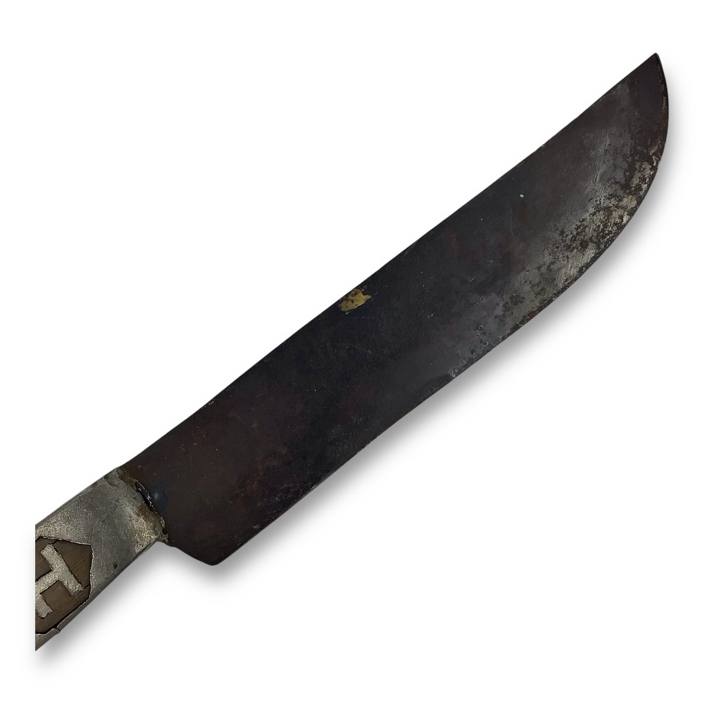 WWII US Theater Knife – Handcrafted with Molten Metal Hilt (Dated 1942, “LH”)