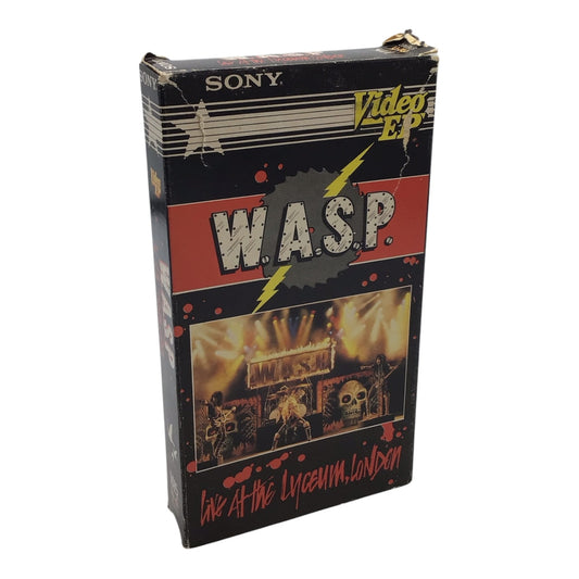 W.A.S.P. Live at the Lyceum London VHS Tape