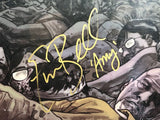Walking Dead signed Poster w/ JSA certification