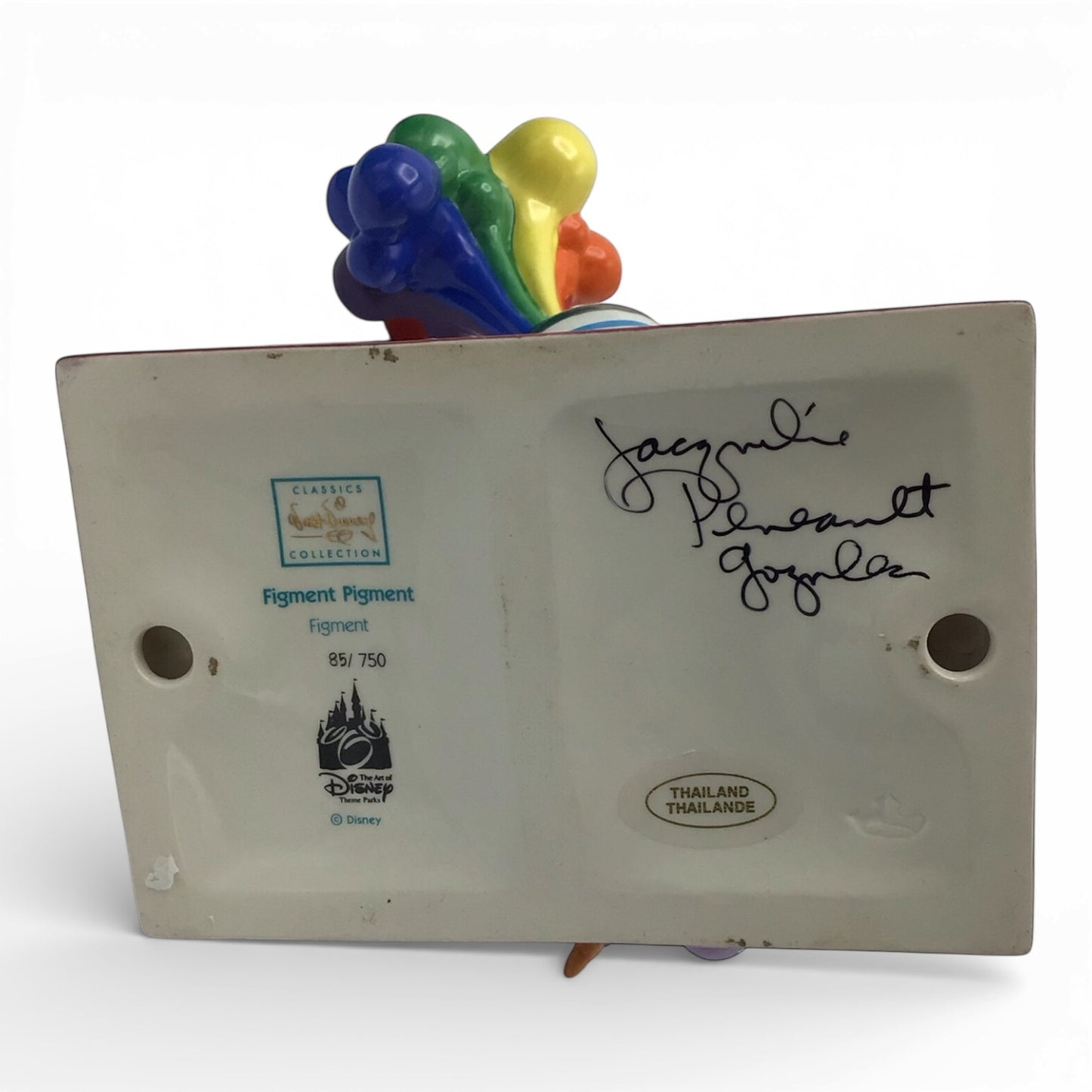 Walt Disney Classics Figment Pigment #400874 w/ COA - Limited Edition 85/750
