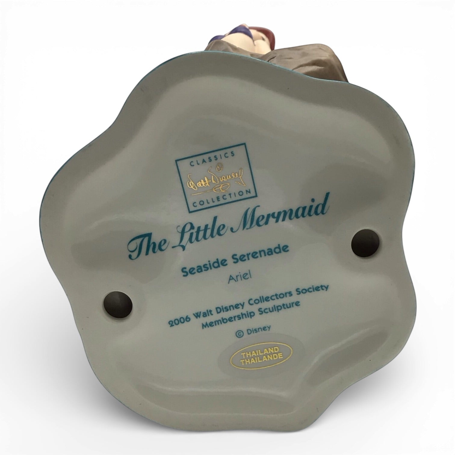 Walt Disney Classics Seaside Serenade Ariel from The Little Mermaid w/ COA