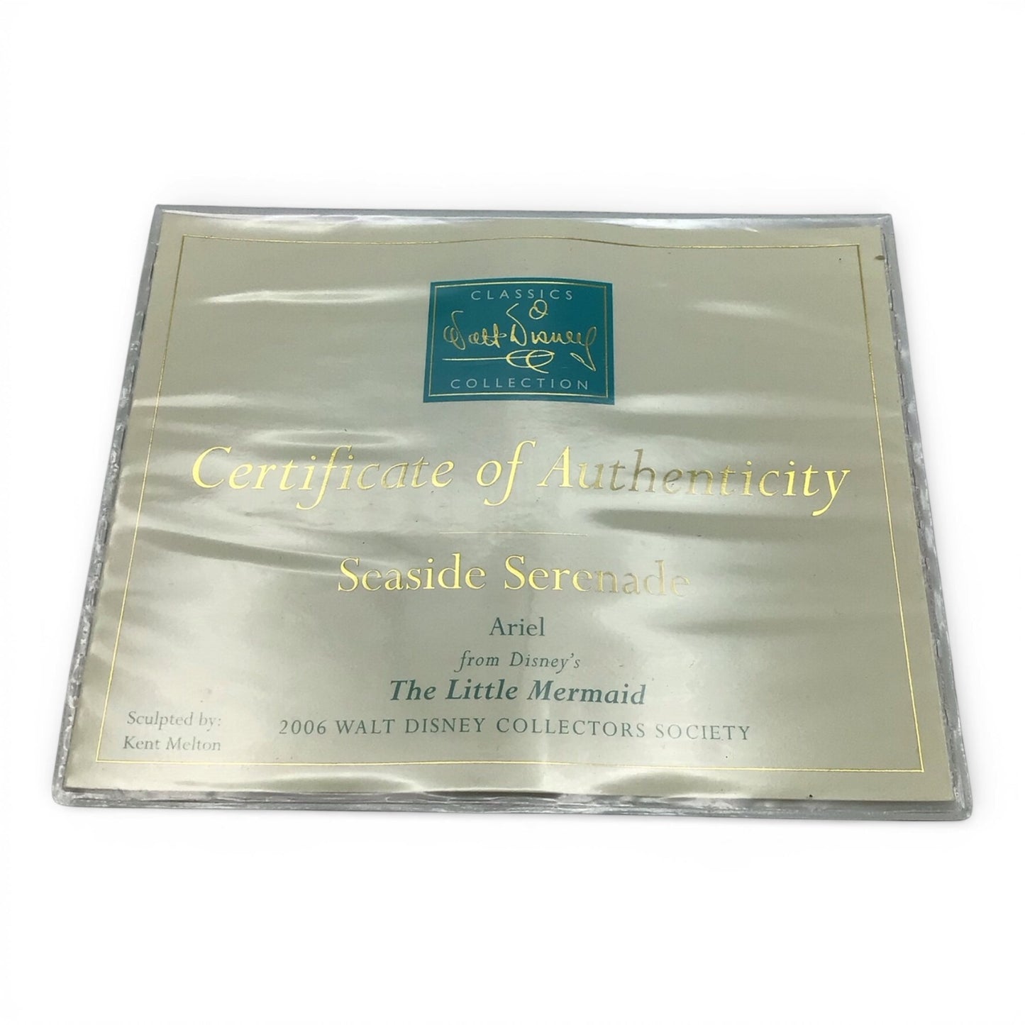 Walt Disney Classics Seaside Serenade Ariel from The Little Mermaid w/ COA