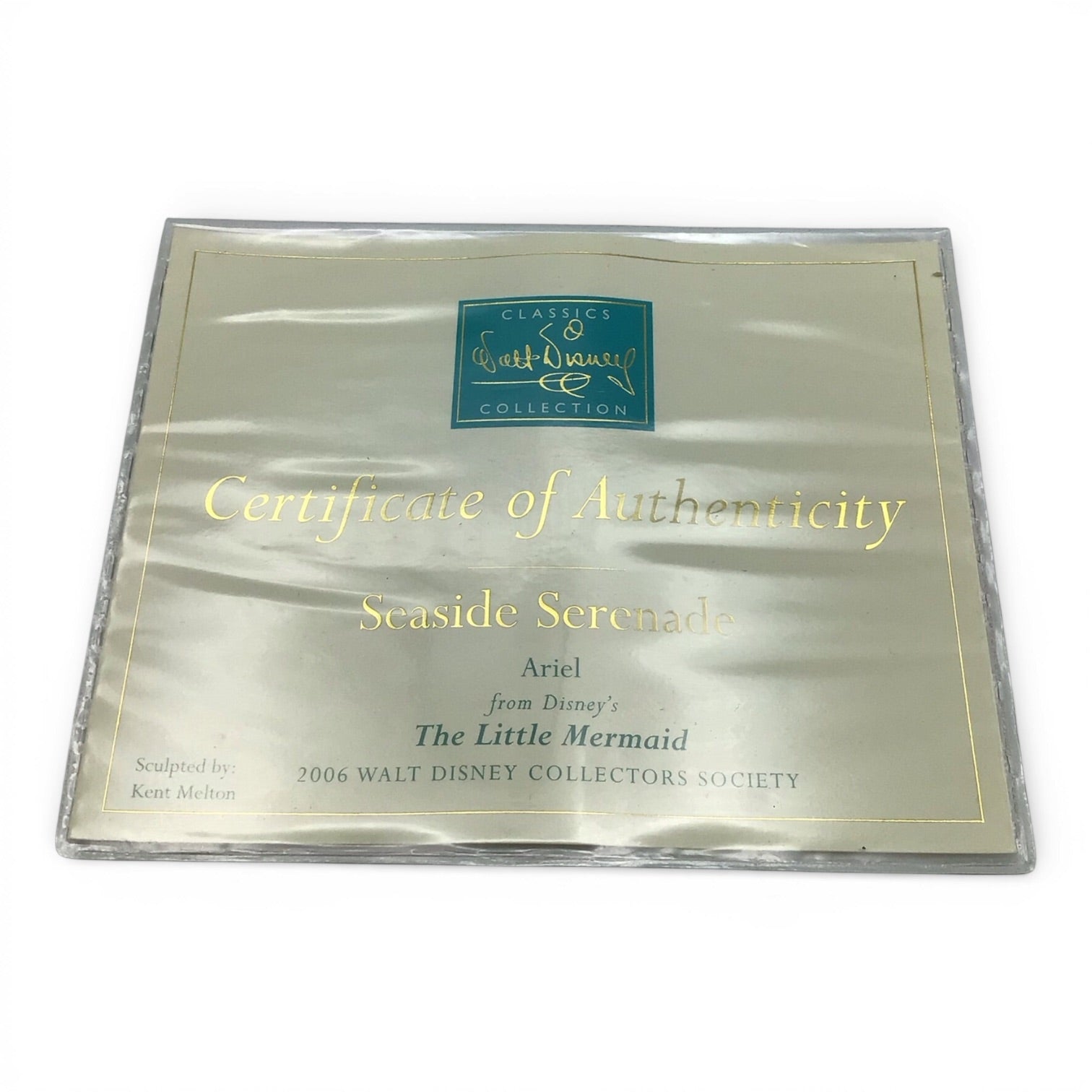 Walt Disney Classics Seaside Serenade Ariel from The Little Mermaid w/ COA