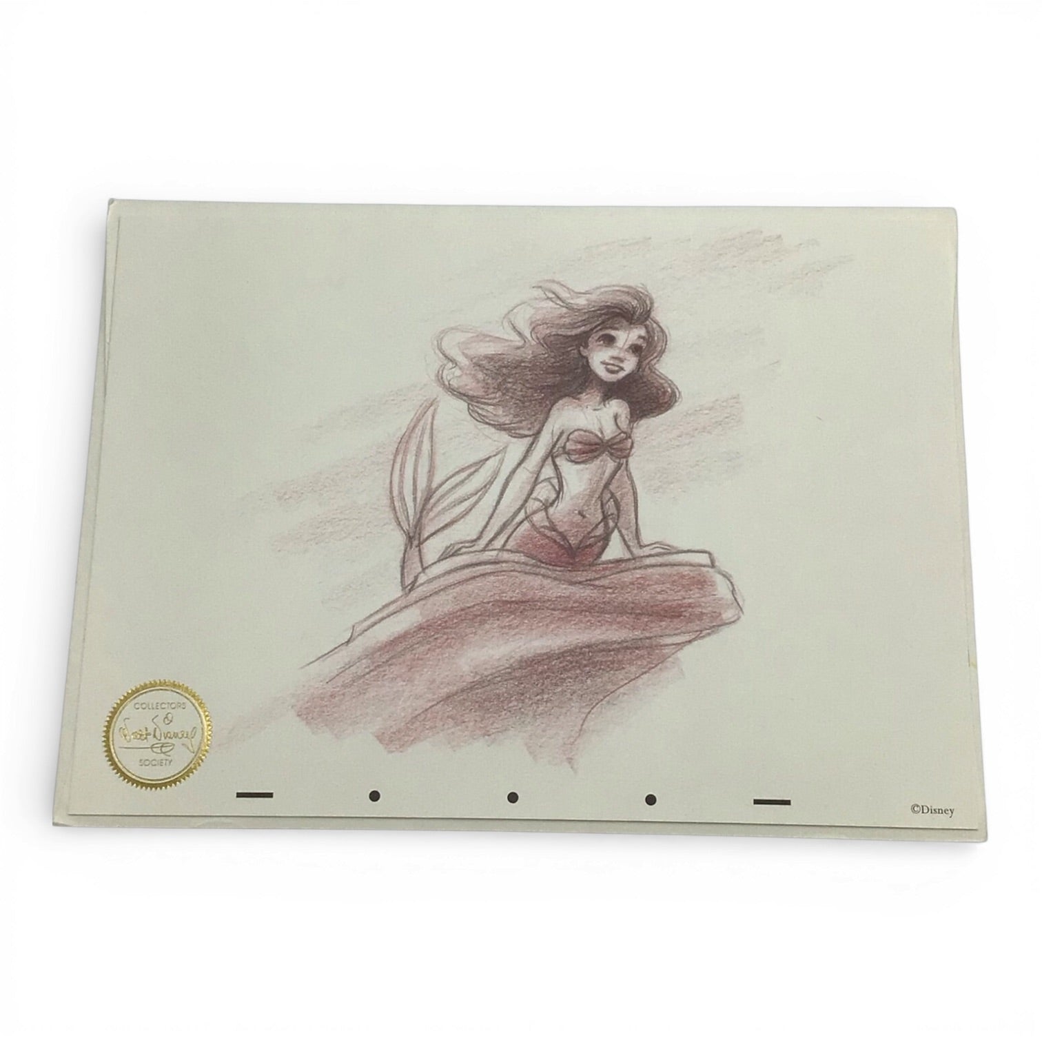 Walt Disney Classics Seaside Serenade Ariel from The Little Mermaid w/ COA