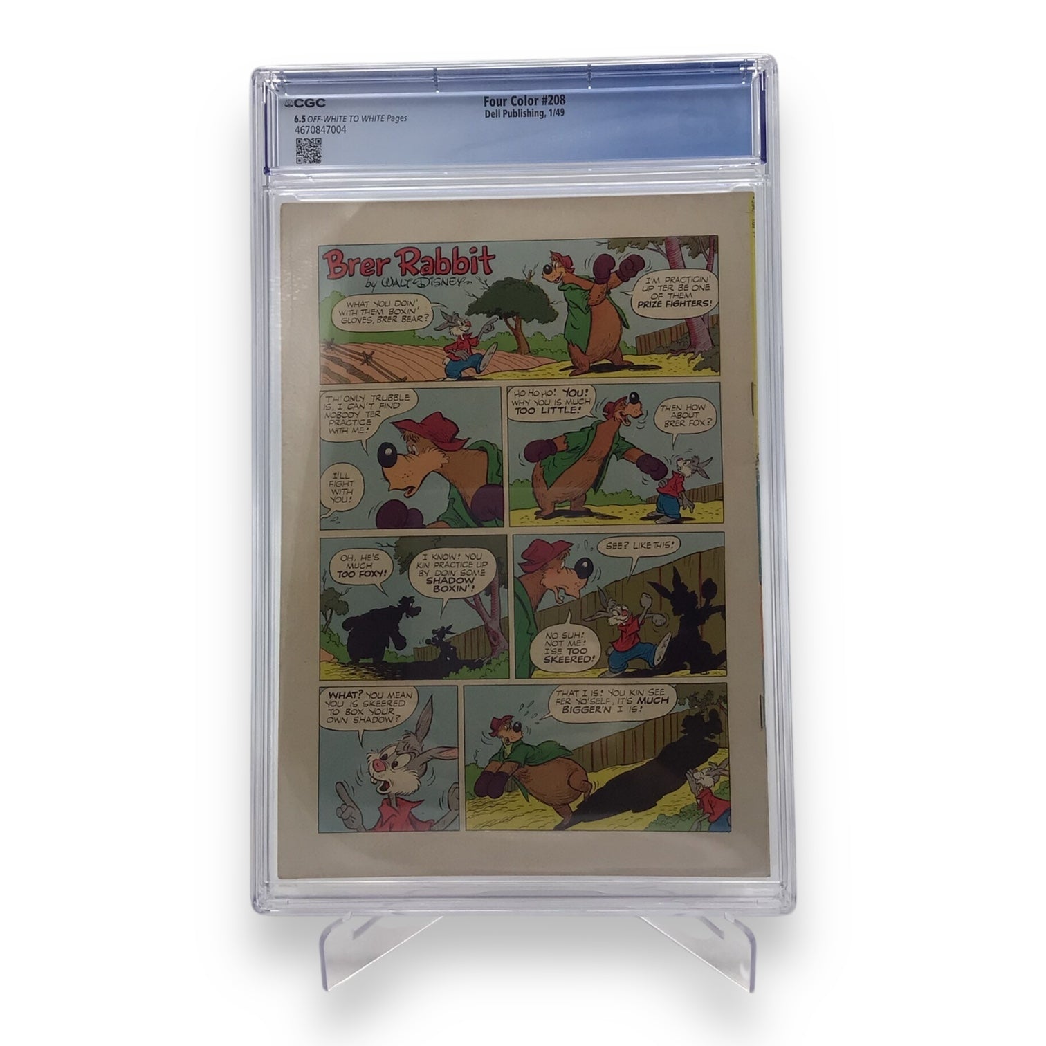 Walt Disney's Brer Rabbit Does It Again #208 - CGC Graded