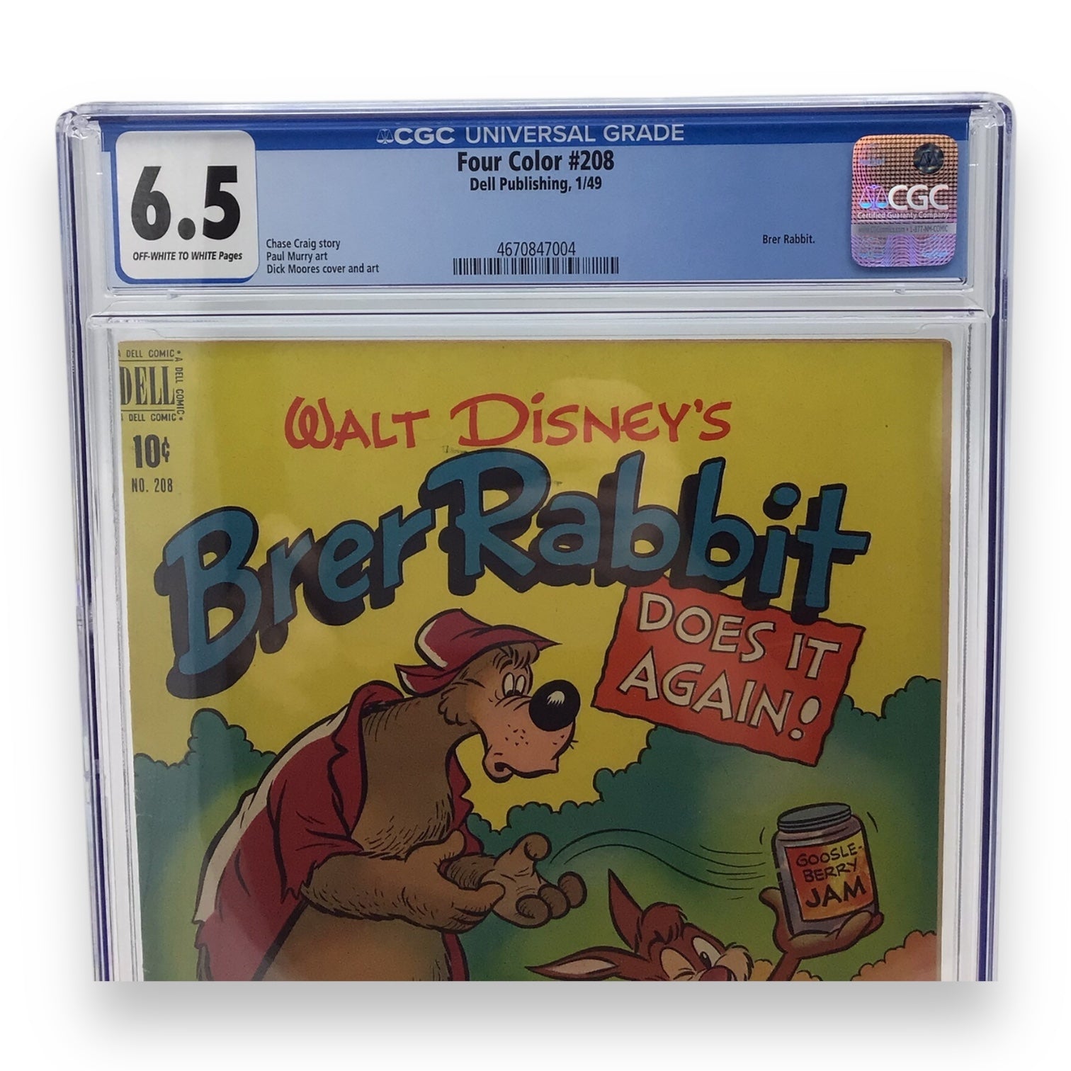 Walt Disney's Brer Rabbit Does It Again #208 - CGC Graded