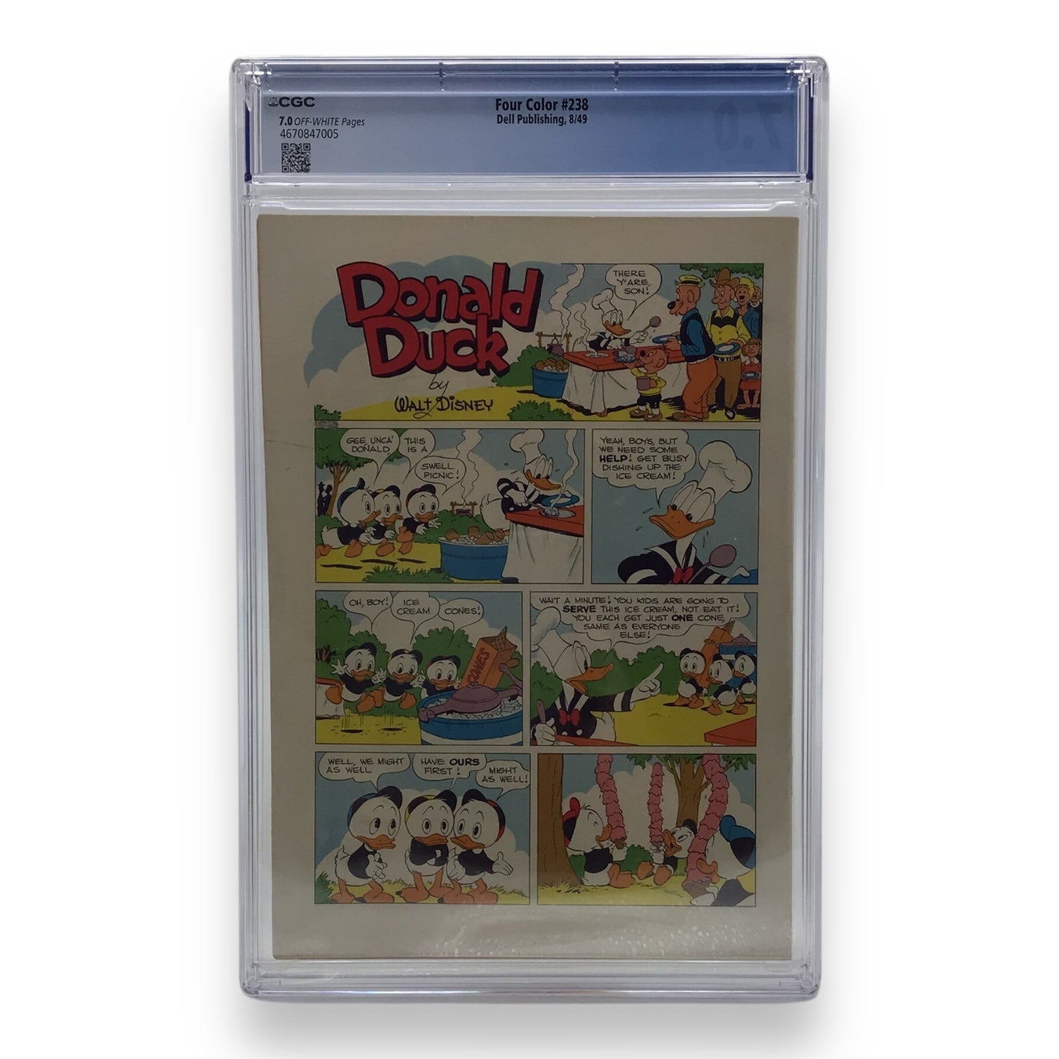 Walt Disney's Donald Duck in Voodoo Hoodoo - CGC Graded Comic 7.0