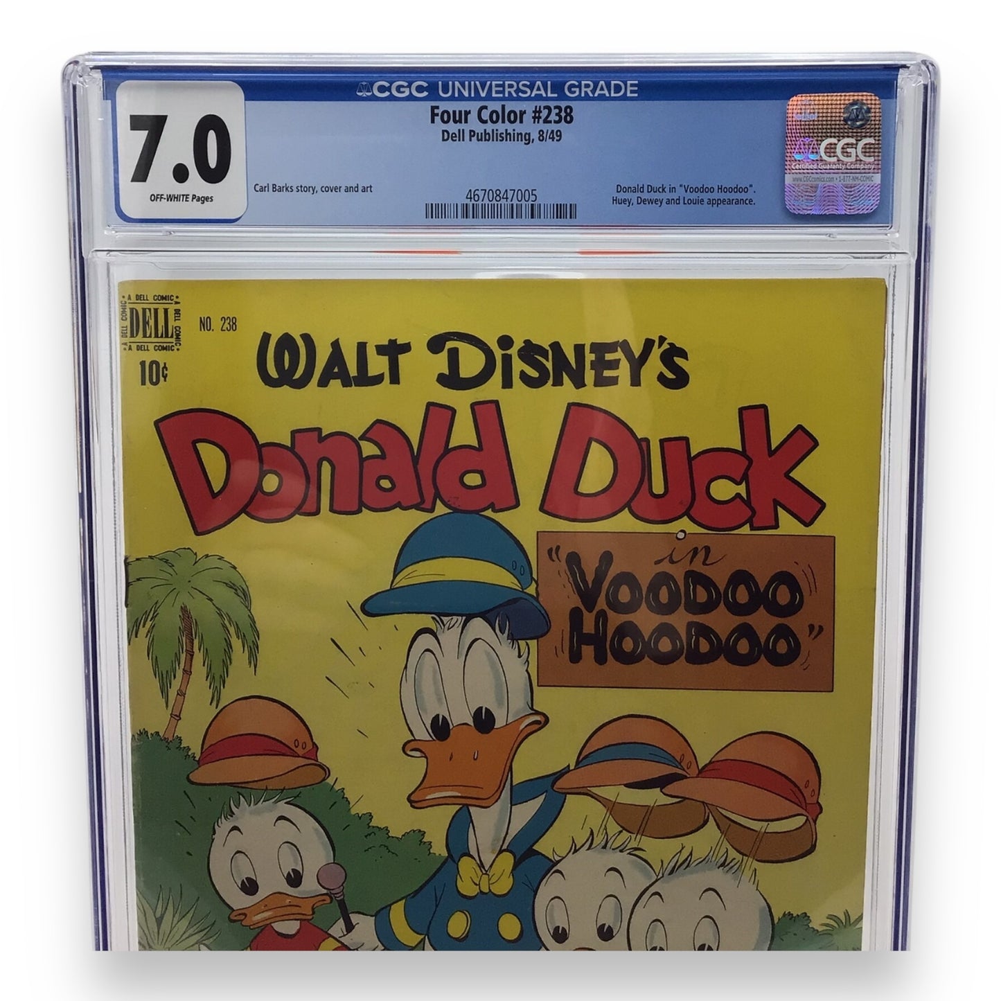 Walt Disney's Donald Duck in Voodoo Hoodoo - CGC Graded Comic 7.0