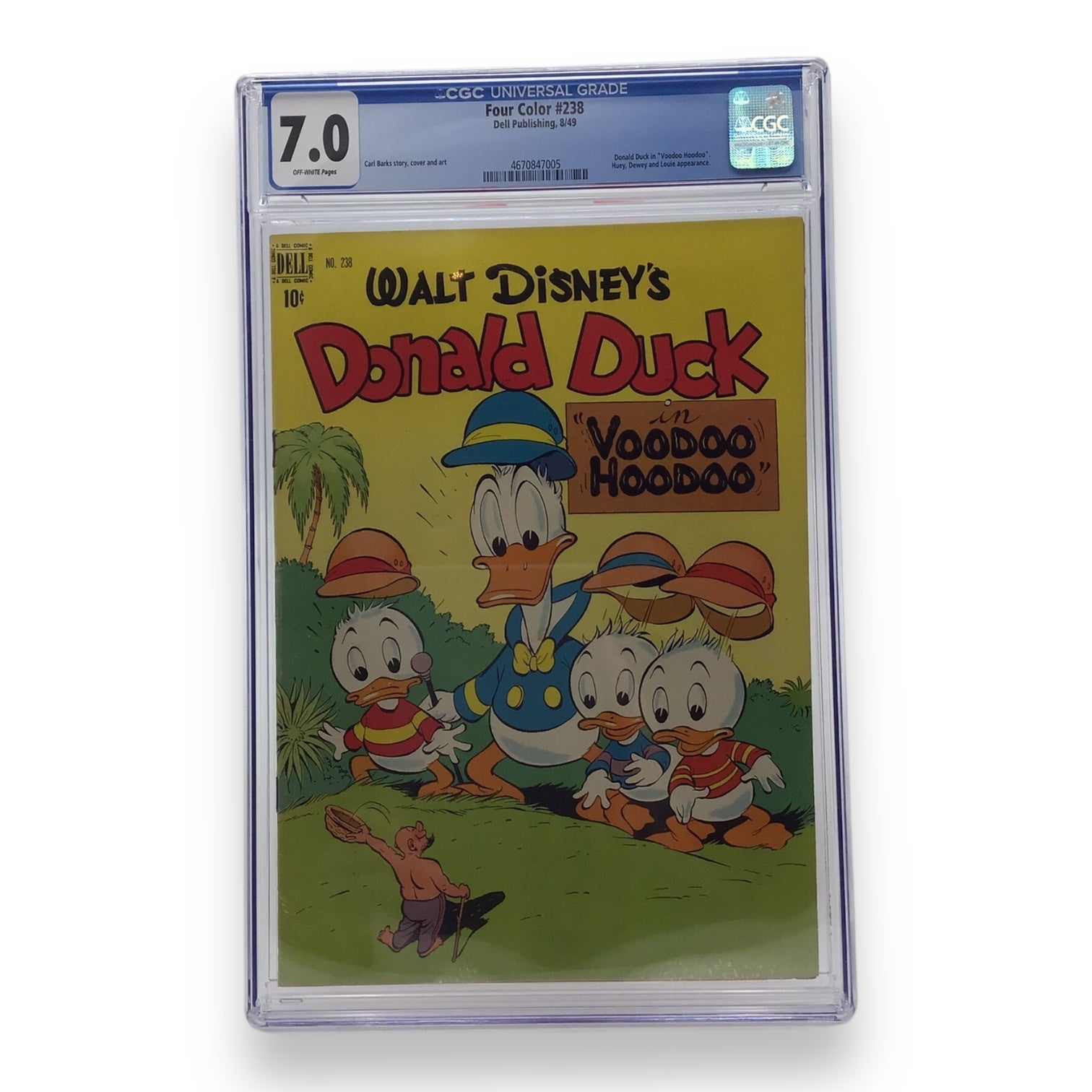 Walt Disney's Donald Duck in Voodoo Hoodoo - CGC Graded Comic 7.0