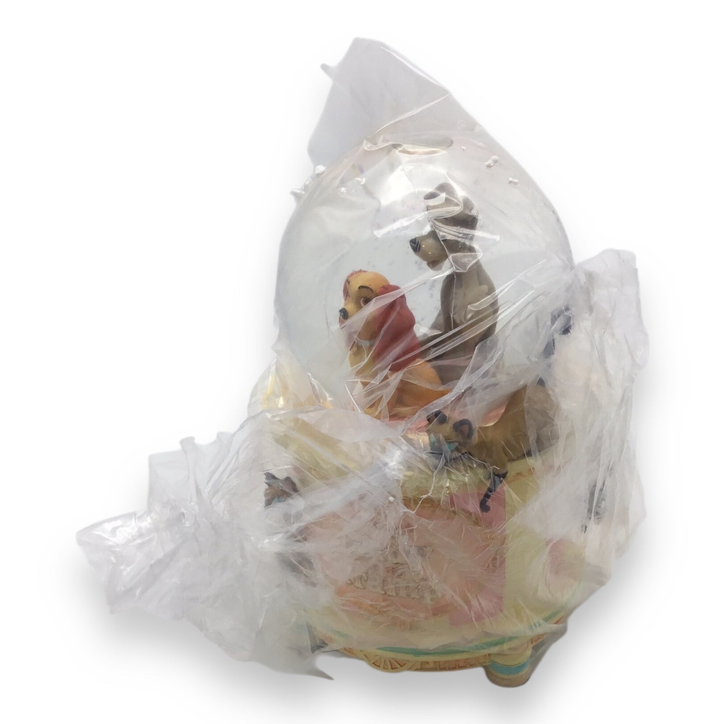 Walt Disney's Lady and the Tramp Snow Globe - 25th Anniversary