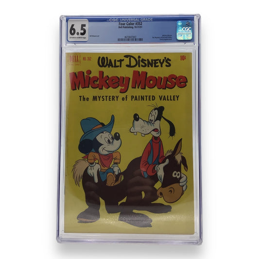 Walt Disney's Mickey Mouse The Mystery of Painted Valley #352 - CGC Graded