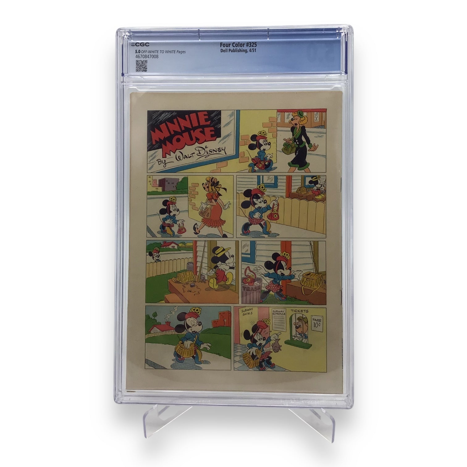 Walt Disney's Mickey Mouse in the Haunted Castle #325 - CGC Graded