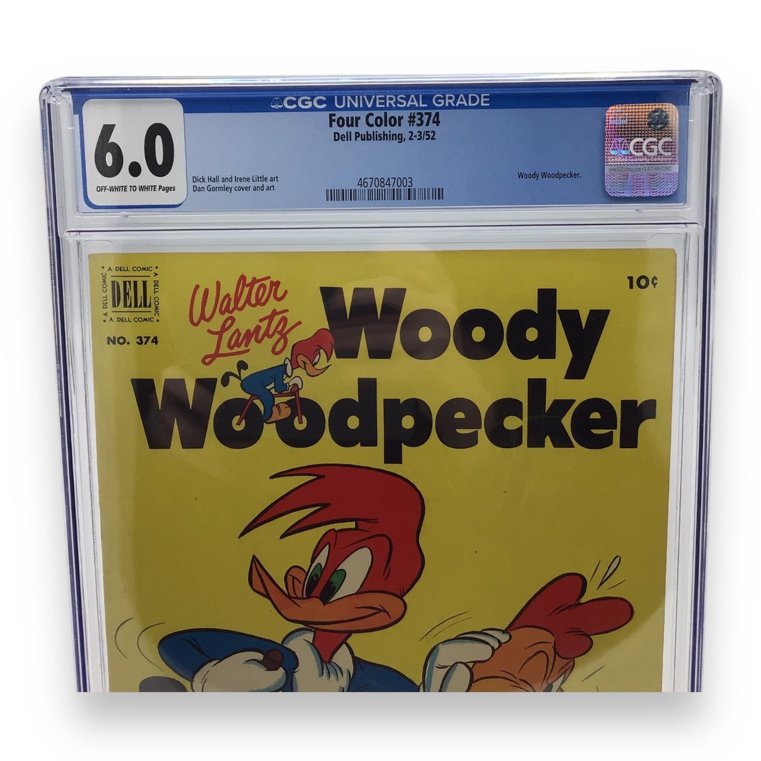 Walter Lantz Woody Woodpecker Four Color #374 - CGC Graded