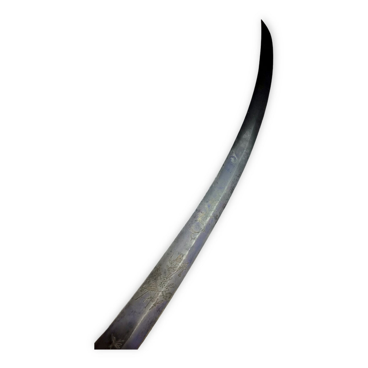 War of 1812 U.S. Cavalry Saber - Hilt, Imported Blade, Brass Sheath w/ Partial Orig. "1814" Hangers