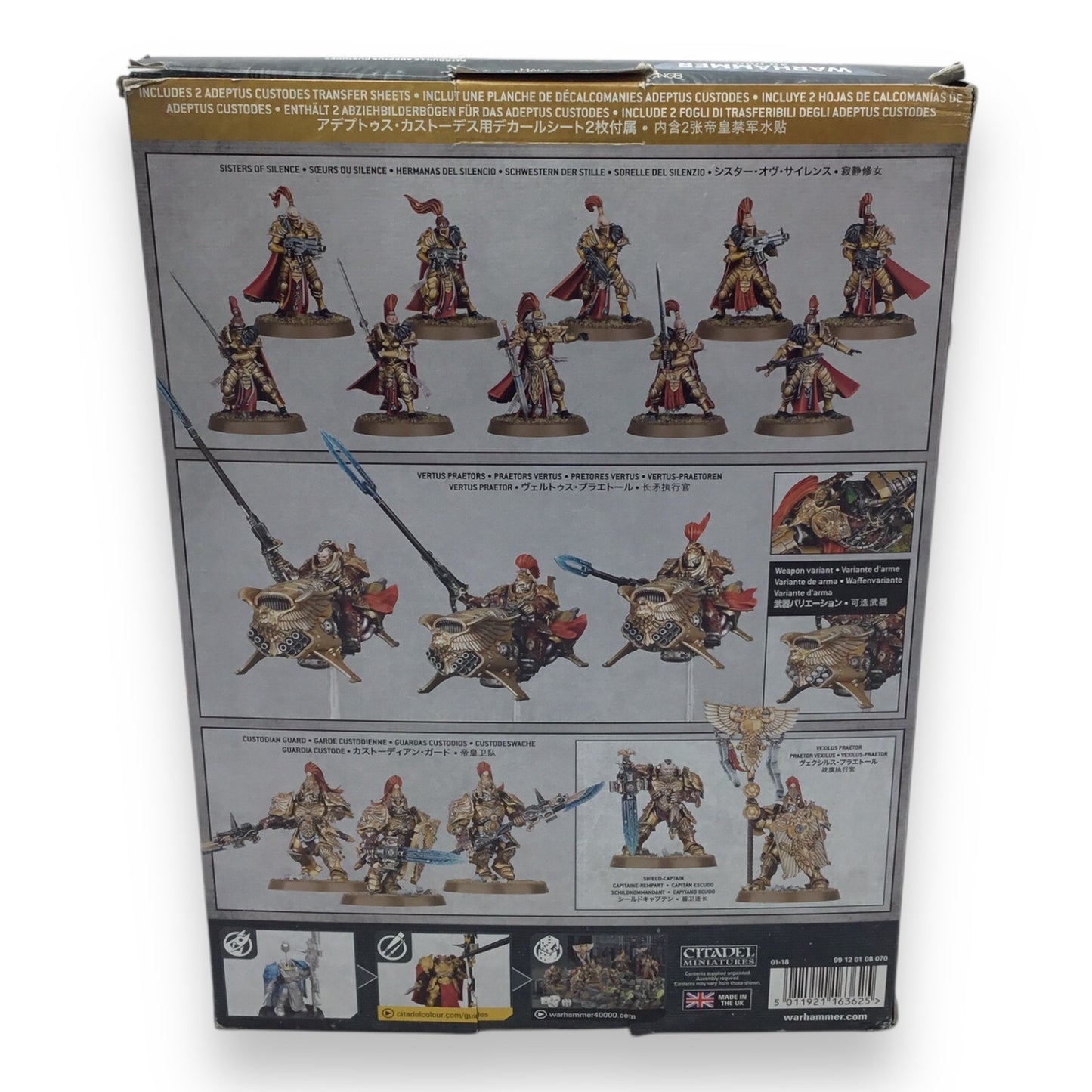 Warhammer Games 40k Combat Patrol - Adeptus Custodes