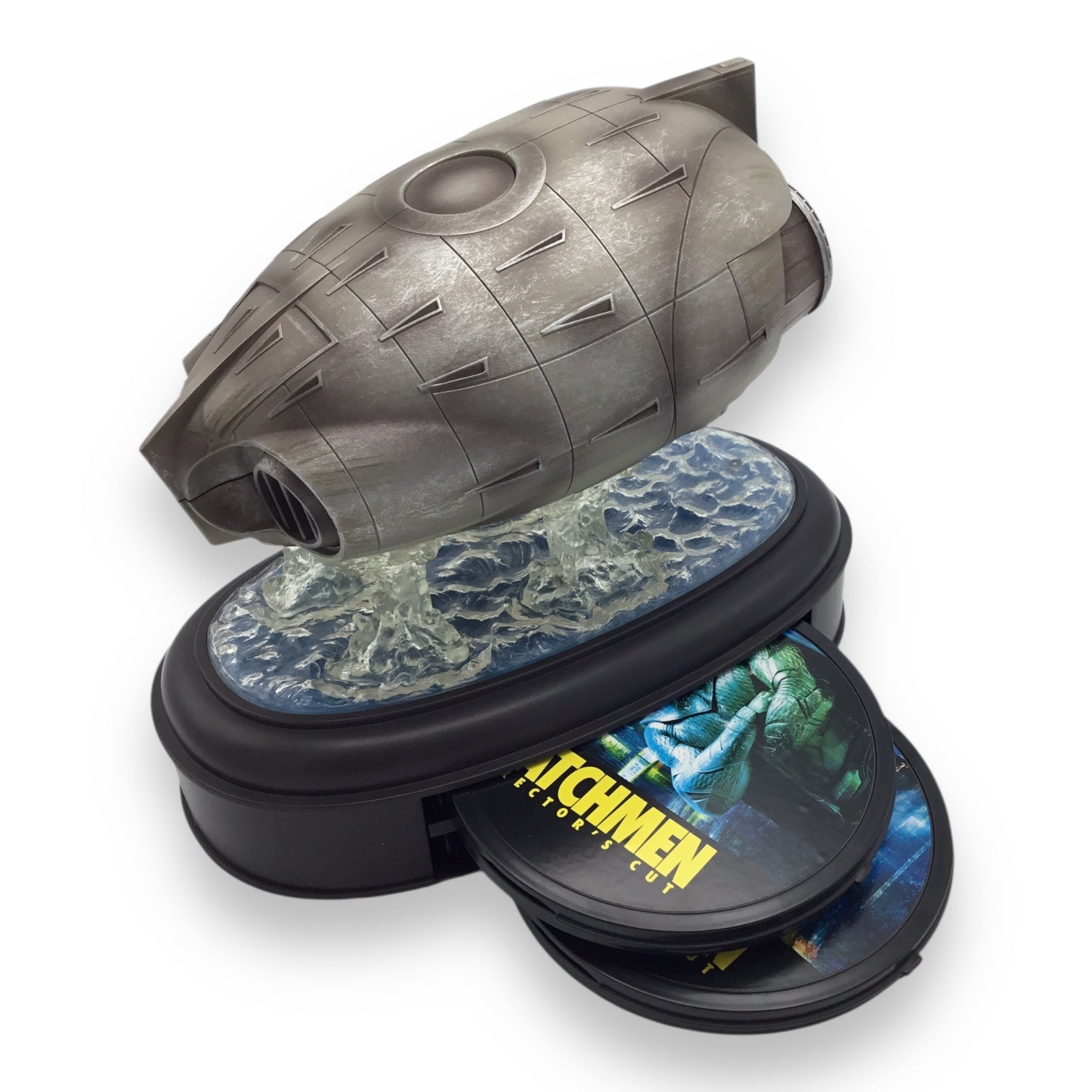 Watchmen Director's Cut Nite Owl Ship Statue and Blu-Ray Collection