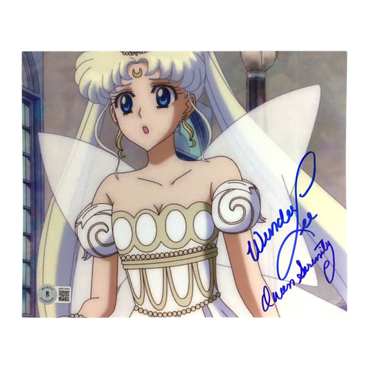 Wendee Lee Signed 8x10 Sailor Moon Queen Serenity Photo (Beckett Certified)