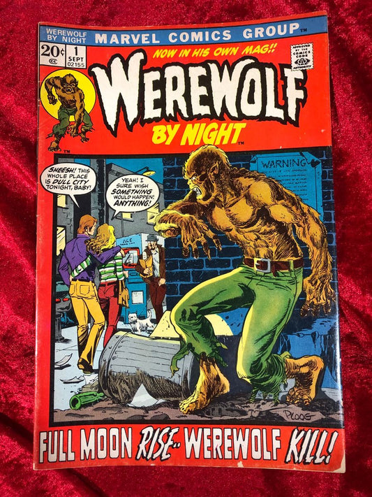 Werewolf by Night #1 Marvel Horror 1972 VG