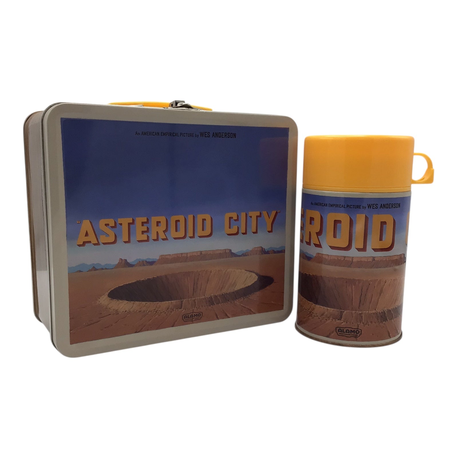 Wes Anderson ASTEROID CITY x Alamo Drafthouse Lunchbox + Thermos Set