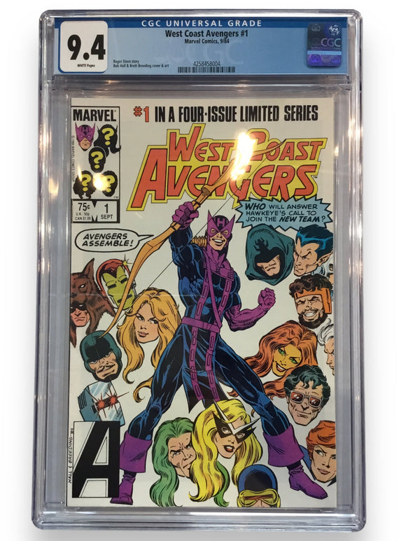 West Coast Avengers #1 - Marvel 1984 - CGC 9.4