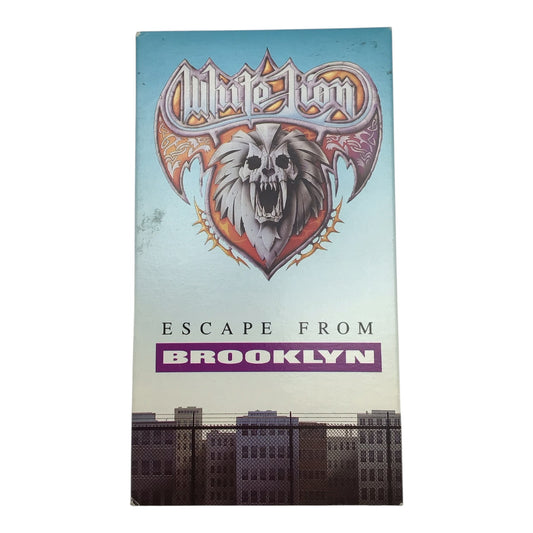 White Lion Escape From Brooklyn VHS Tape
