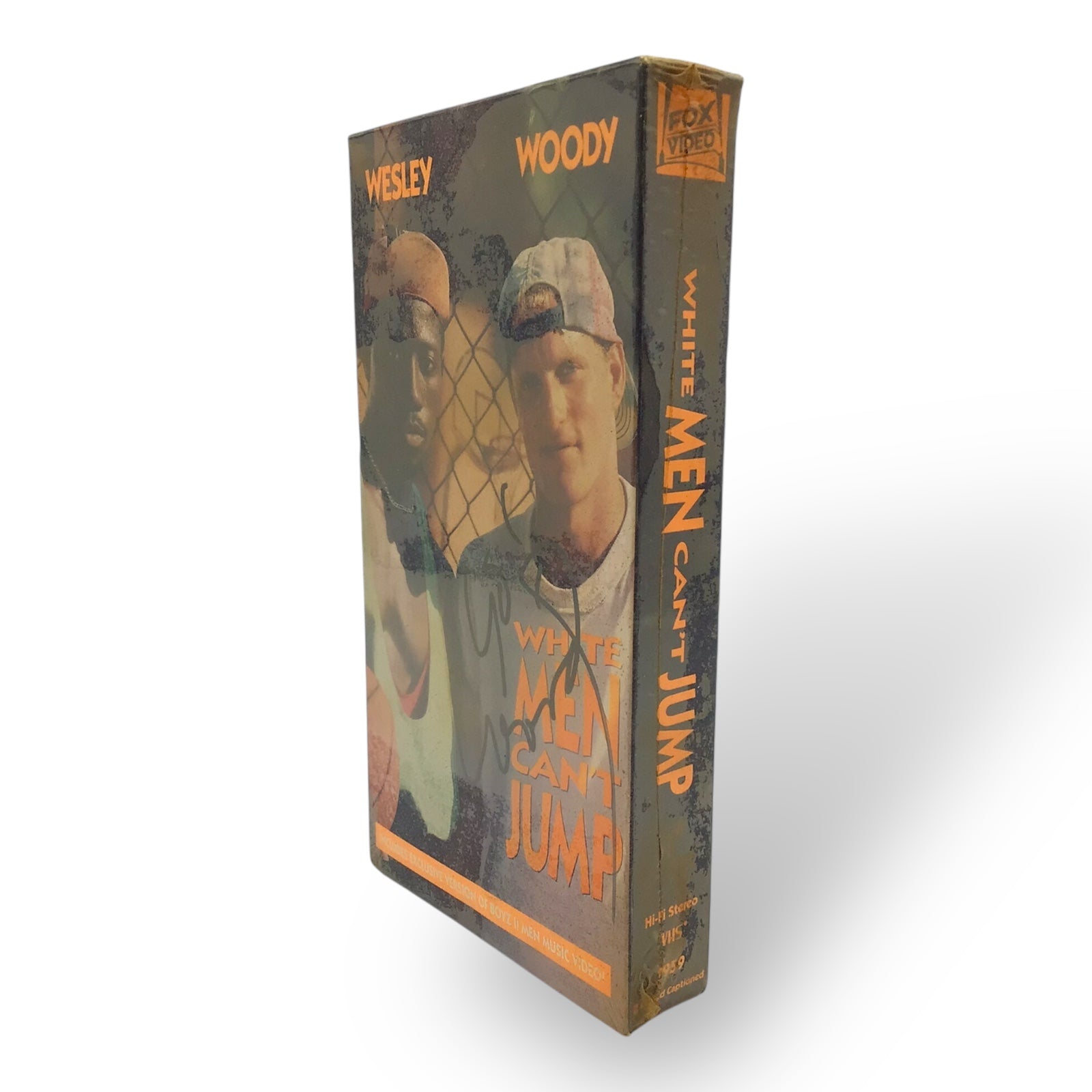 White Men Can’t Jump Woody Harrelson Signed VHS Box JSA COA