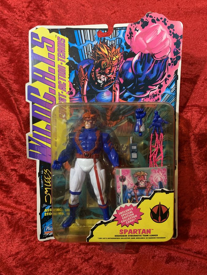 Wild C.A.T.S. Spartan Action Figure w/ Special Collector Card