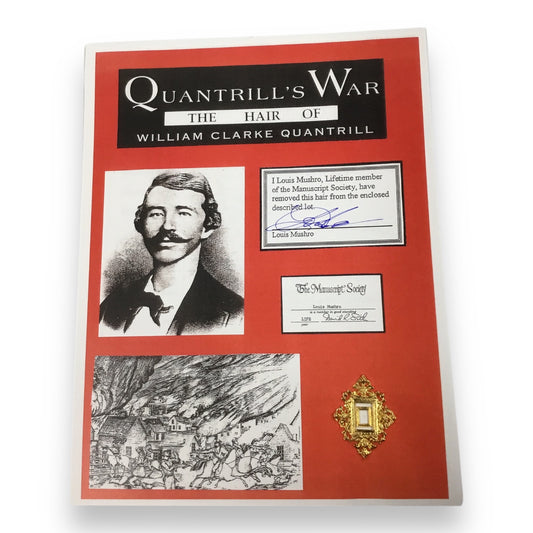 William Clarke Quantrill Hair Clipping with Certificate of Authenticity
