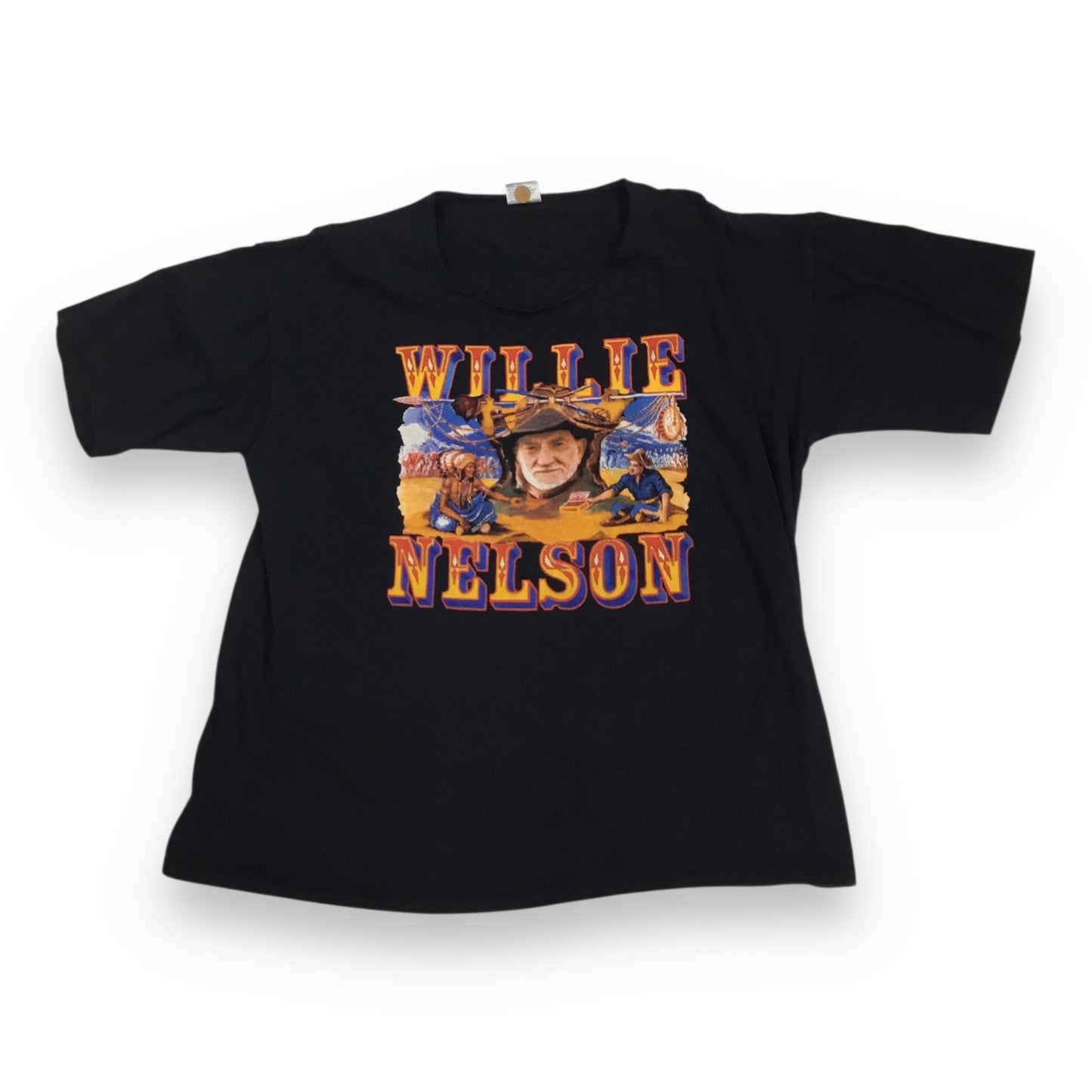 Willie Nelson Pedernales Records XXL Custom T-Shirt