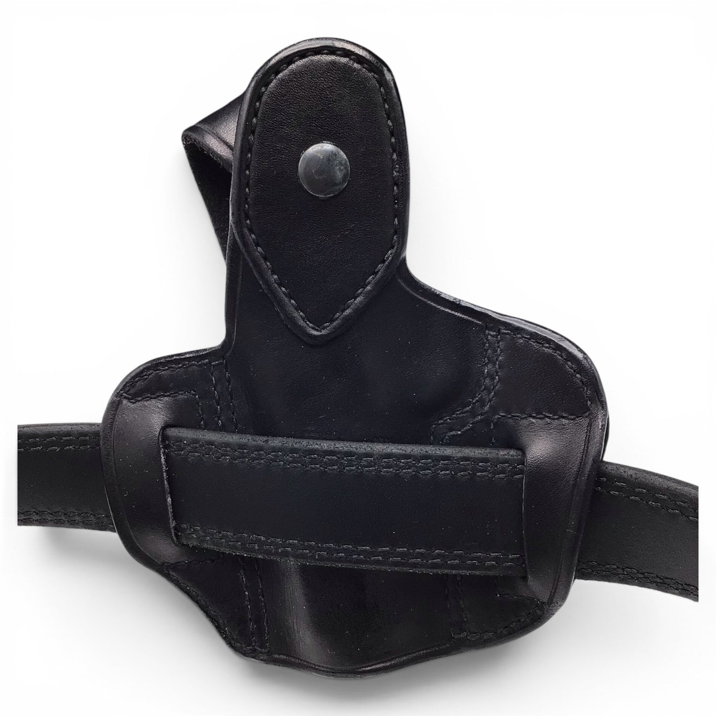 Wilson Combat Black Leather Gun Belt Size 36 w/ RH OWB Holster