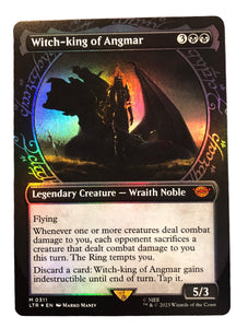 Witch-king of Angmar (Showcase) - Universes Beyond: The Lord of the Rings: Tales of Middle-earth (LTR)- #311 - Holofoil NM