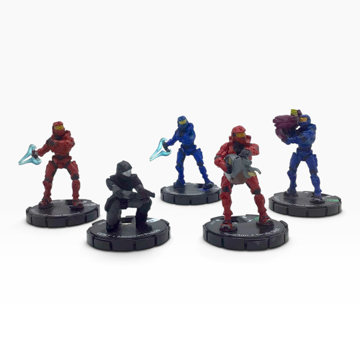 WizKids Halo ActionClix Lot of 5 Assorted Figures – 2007 Collectible Miniatures