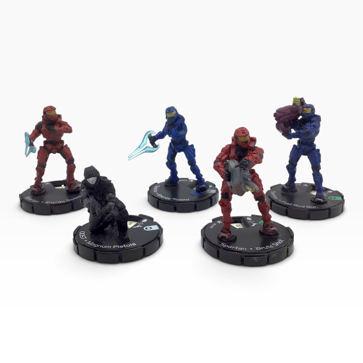WizKids Halo ActionClix Lot of 5 Assorted Figures – 2007 Collectible Miniatures