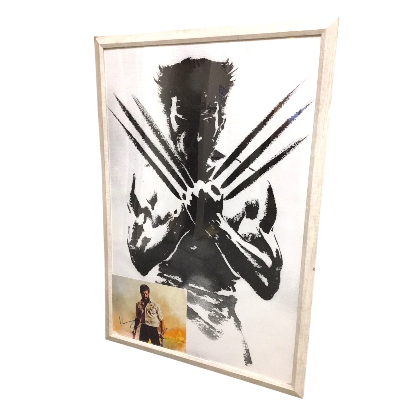 Wolverine Hugh Jackman Poster and Signed Photo Framed