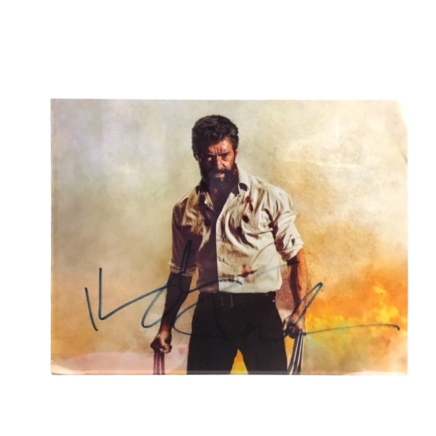 Wolverine Hugh Jackman Poster and Signed Photo Framed