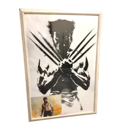 Wolverine Hugh Jackman Poster and Signed Photo Framed