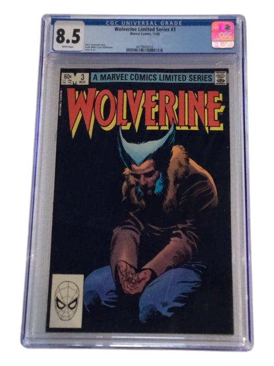 Wolverine Limited Series #3 (1982) - CGC 8.5