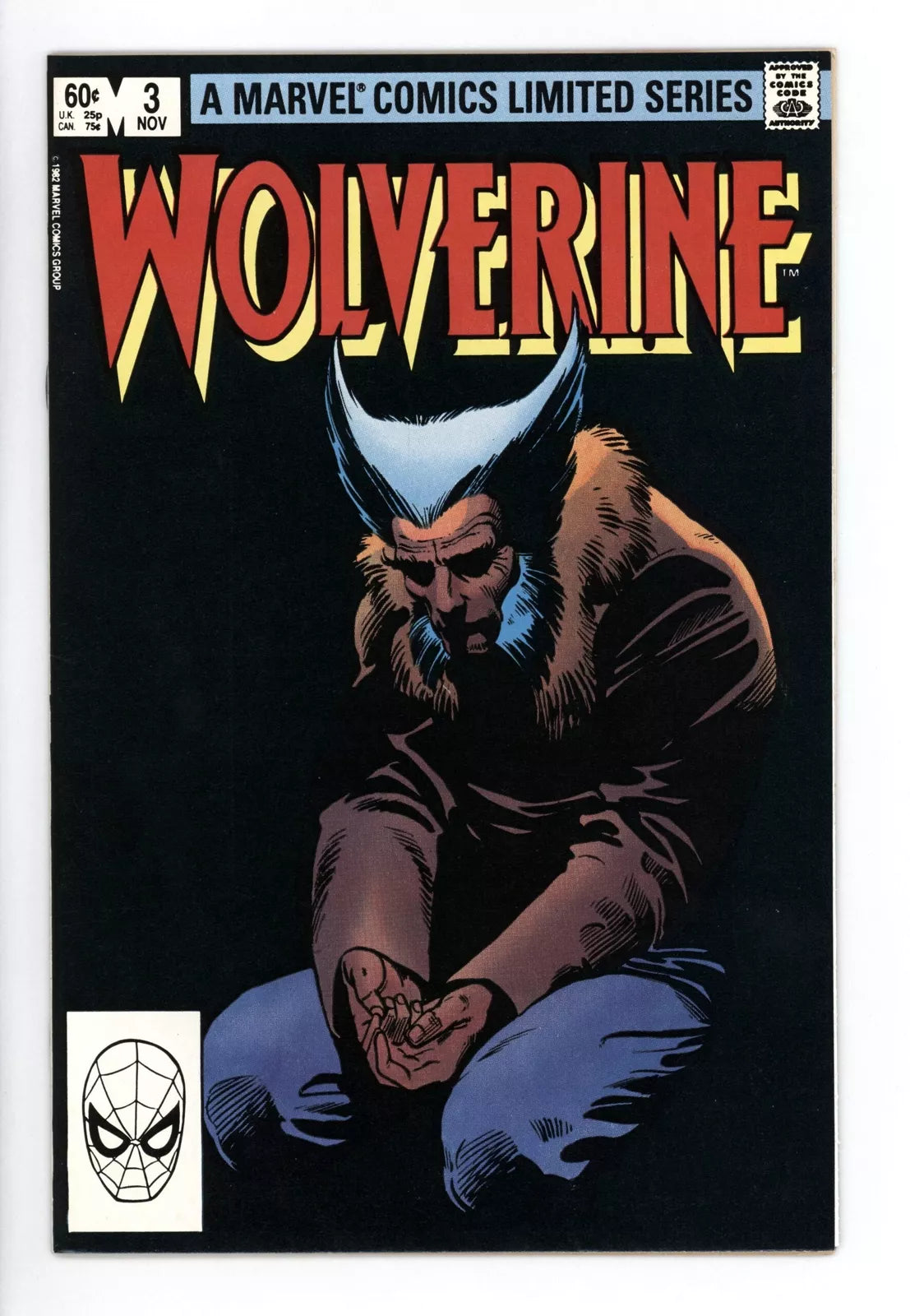 Wolverine Limited Series #3 (1982) - Frank Miller Cover & Art!