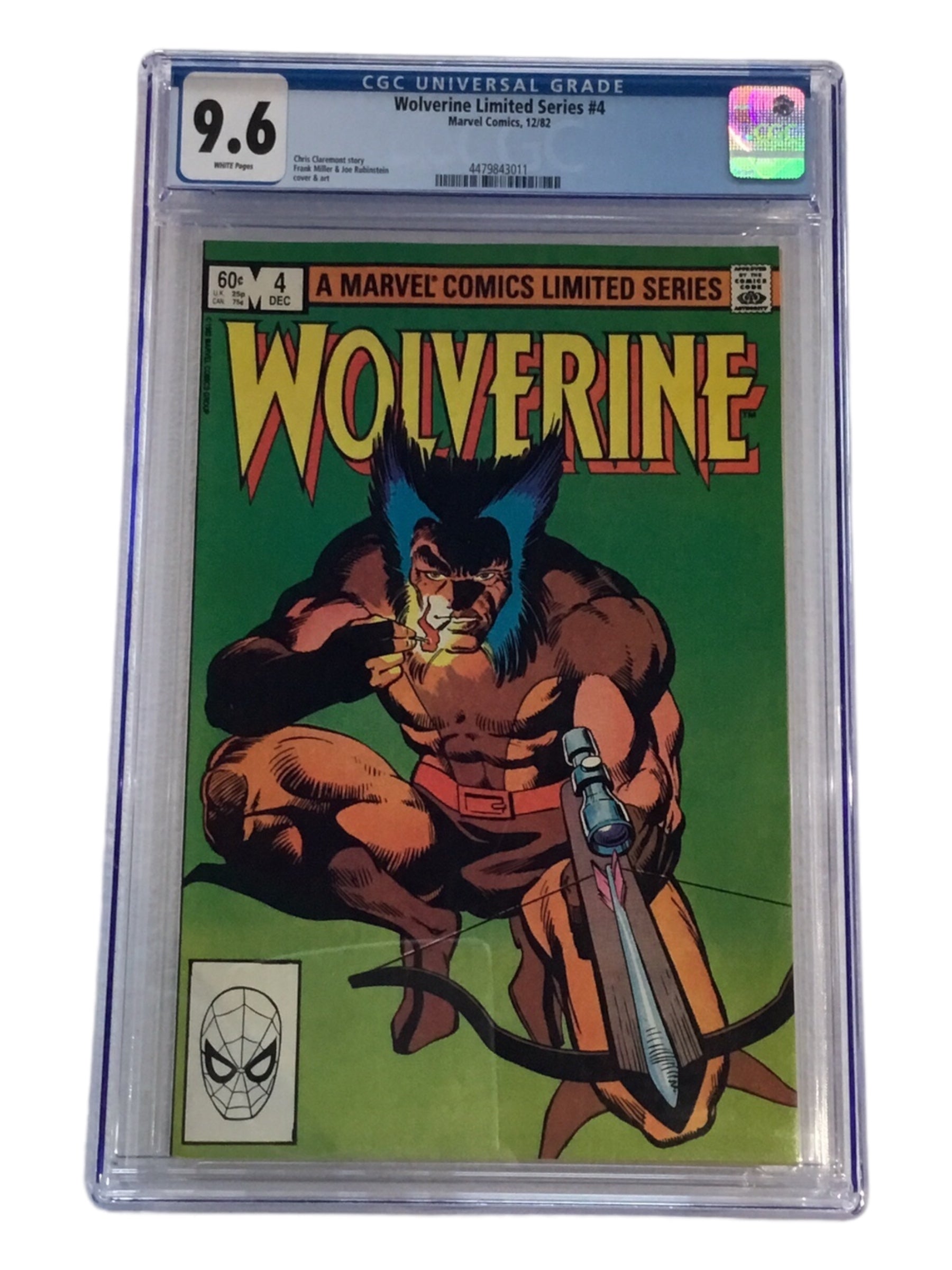 Wolverine Limited Series #4 (1982) - CGC 9.6