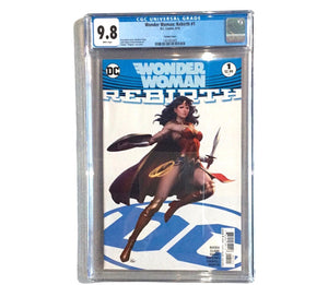 Wonder Woman: Rebirth #1 - DC 2016 - CGC 9.8 - Artgerm Variant cover