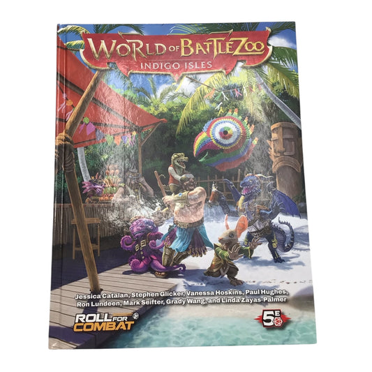 World of Battle Zoo: Indigo Isles RPG Hardcover Book