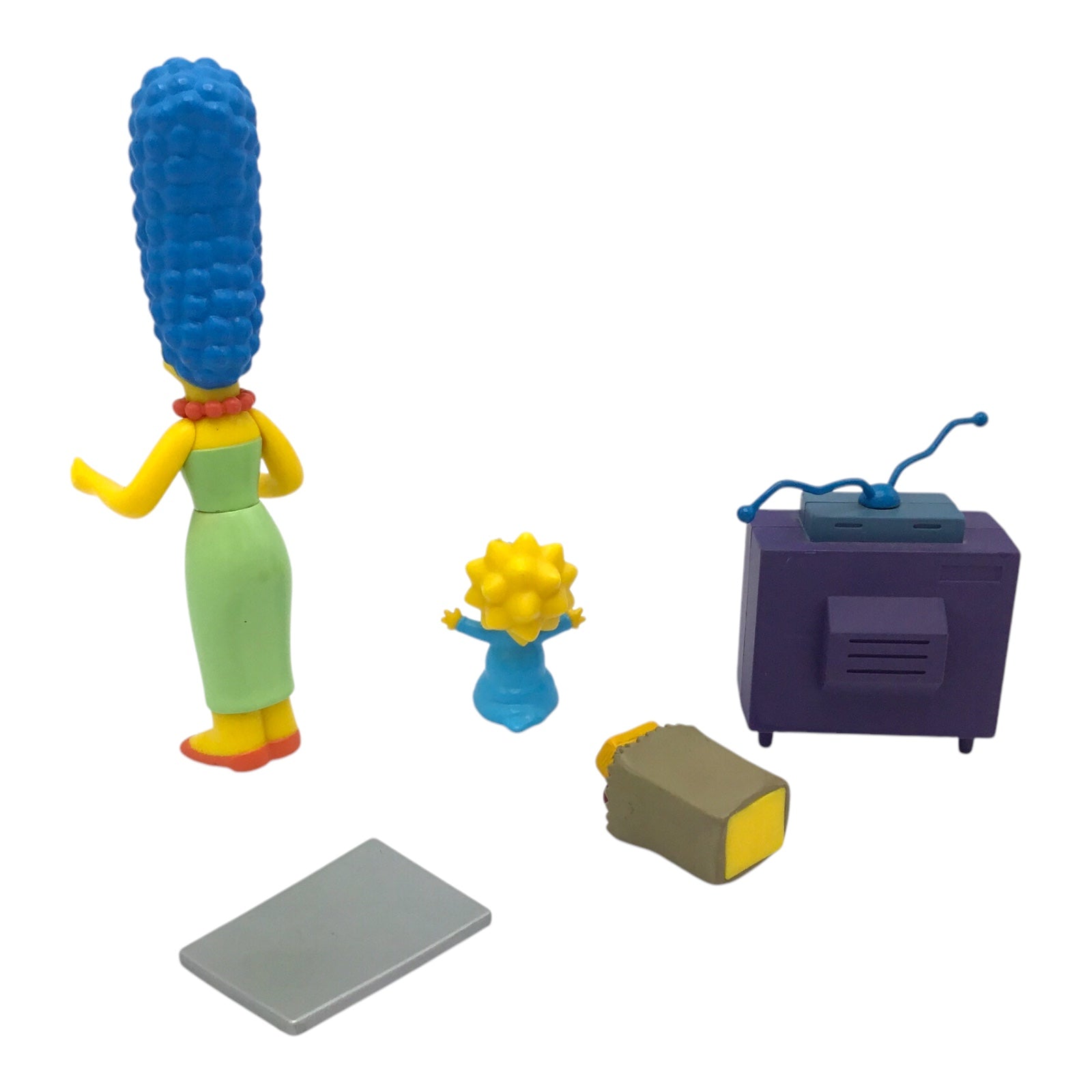 World of Springfield The Simpsons Living Room Interactive Playset Playmates, Loose