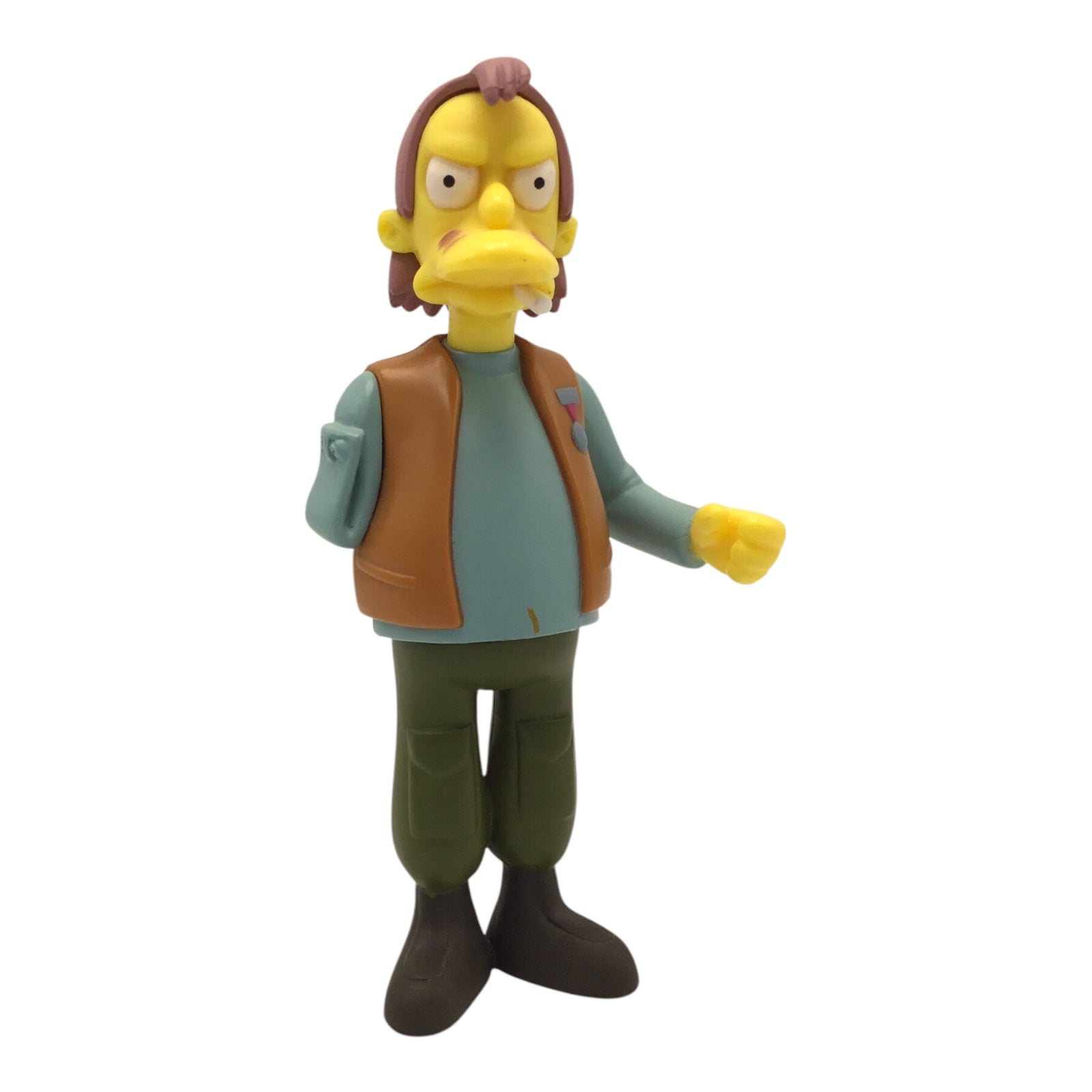 World of Springfield The Simpsons Military Antique Shop Playset Playmates, Loose