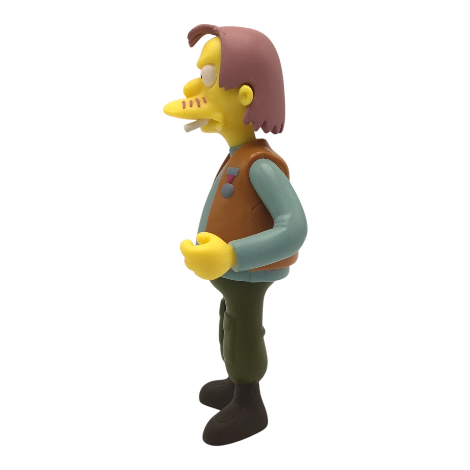 World of Springfield The Simpsons Military Antique Shop Playset Playmates, Loose