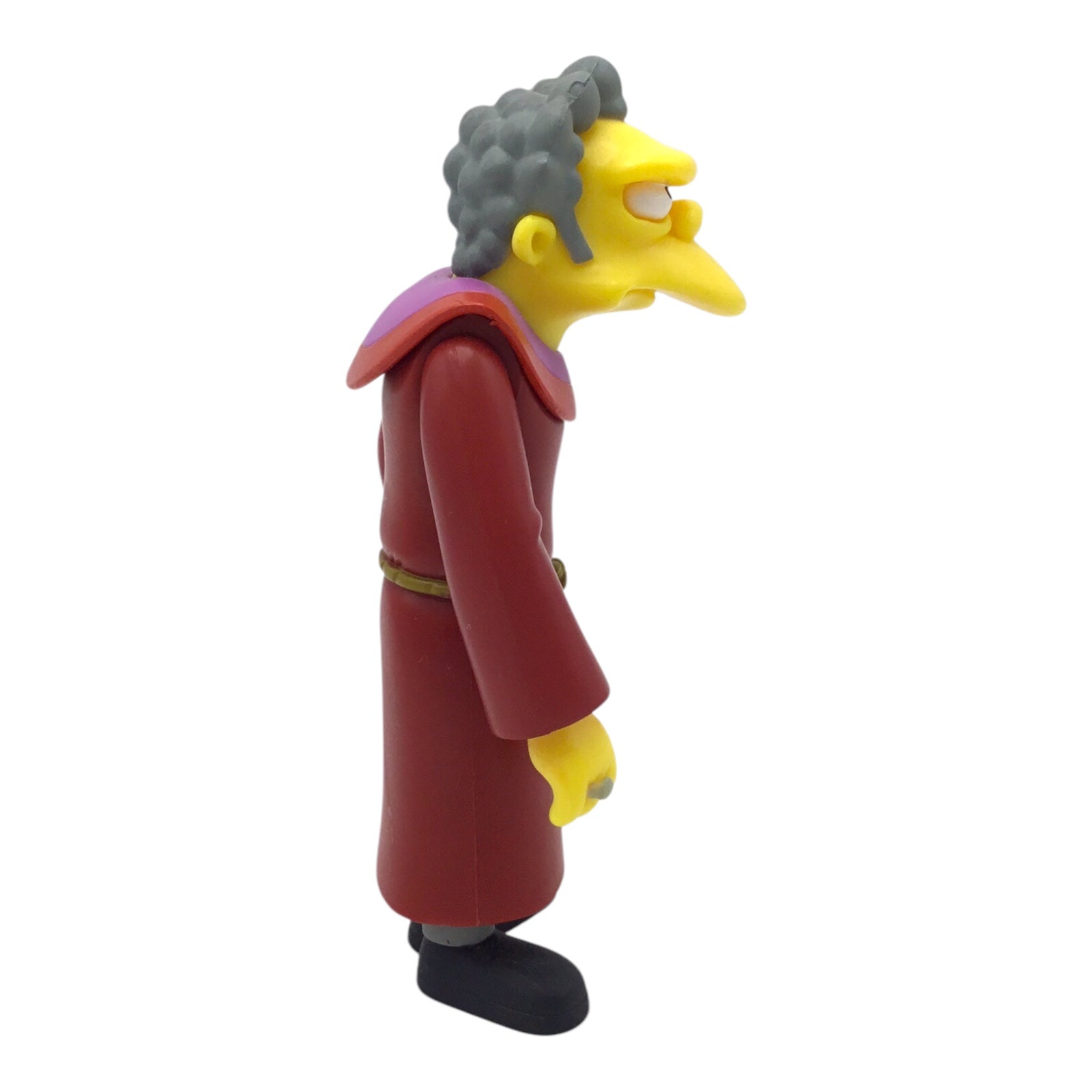 World of Springfield The Simpsons Stonecutter Moe Mail Away Figure Playmates, Loose