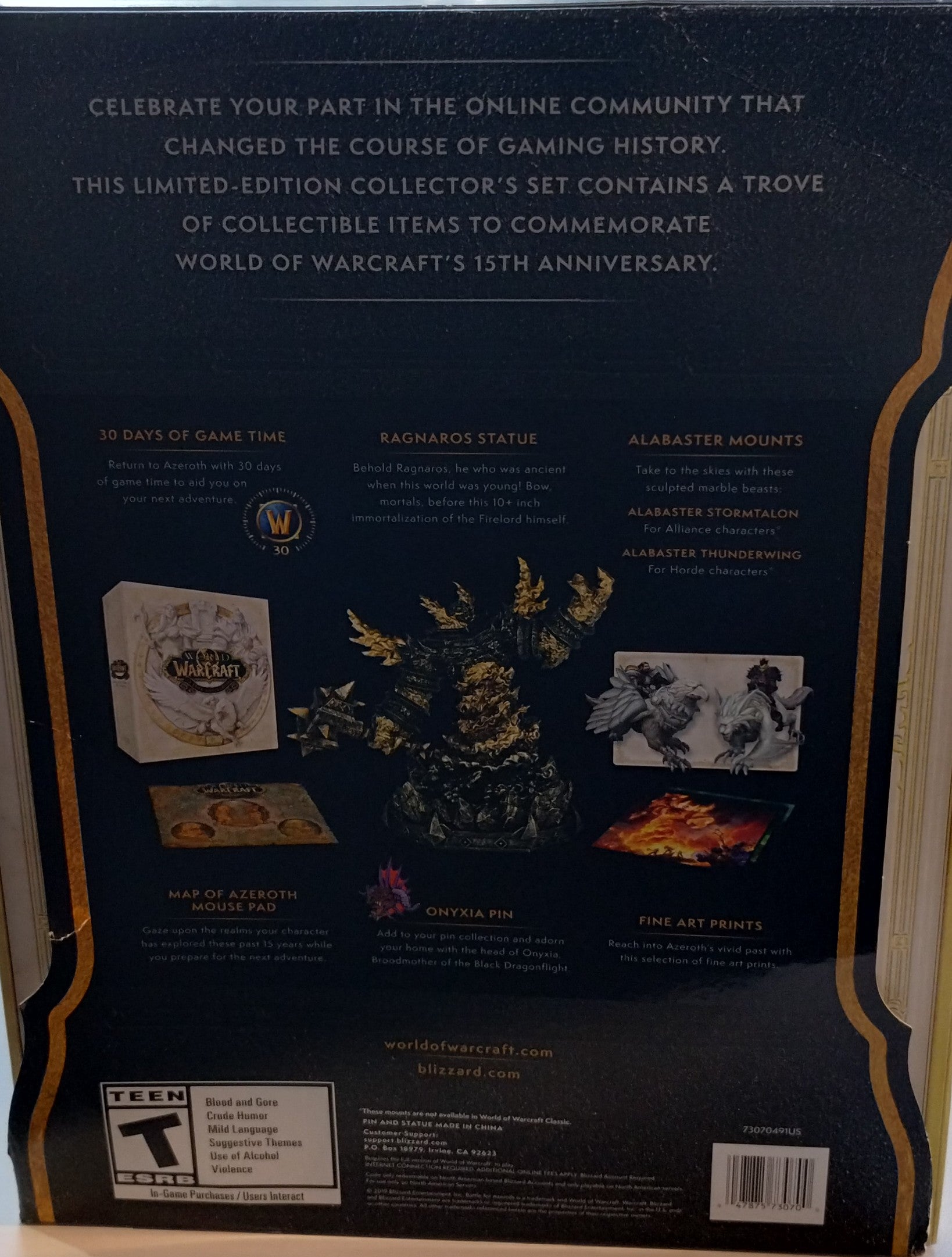 World of Warcraft 15th Anniversary Collectors 2024 Edition Brand New Sealed