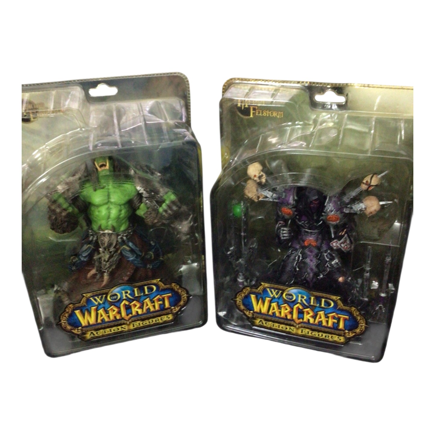 World of Warcraft Action Figure Set - Rehgar Earthfury & Meryl Felstorm (Sealed)